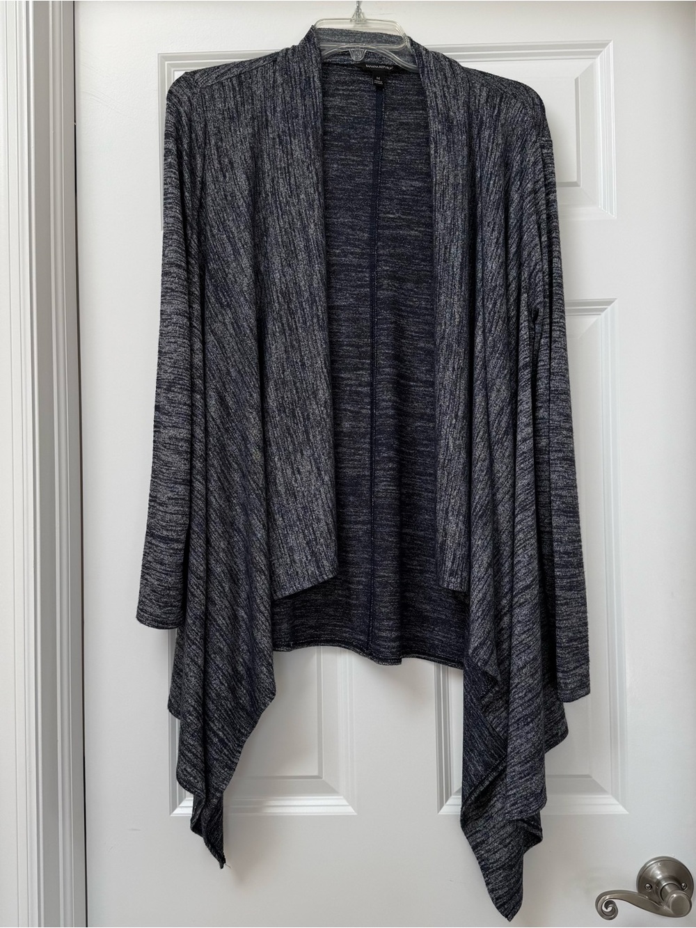 Banana Republic blue marled drape cardigan size M